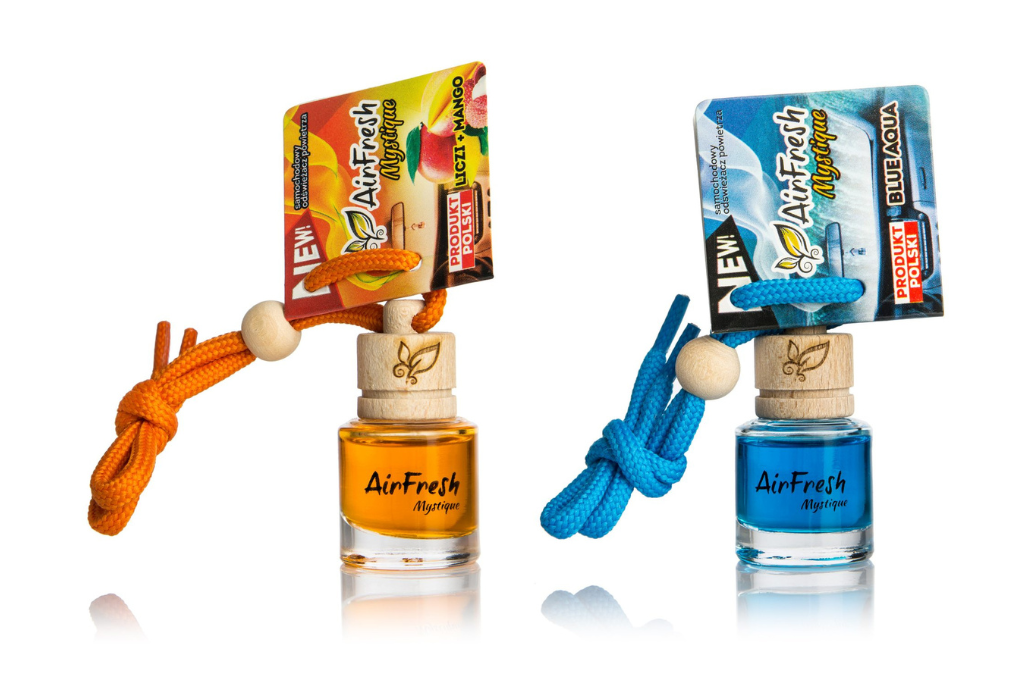 Example of custom car air fresheners you can slip into customer's cars a great marketing gift